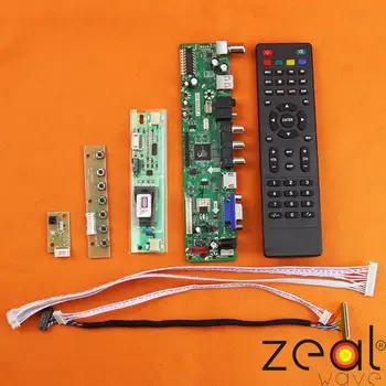 TV HDMI VGA USB CVBS RF LCD vezérlőkártya 10,4 hüvelykes G104X1-L02 1024 * 768