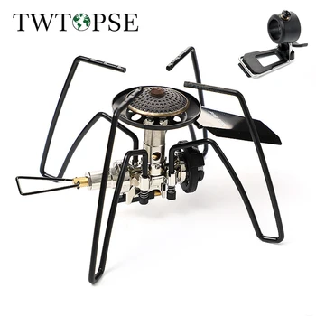 TWTOPSE Mini pókkályha SOTO ST310-hez Integrált hordozható ultrakönnyű összecsukható hátizsákos túrafőző égő kemping kemence