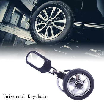 Universal Car Wheel kulcstartó Kulcstartó Auto Tire Wheel kulcstartó autós kulcstartó logóval BMW Audi Honda Mercedes