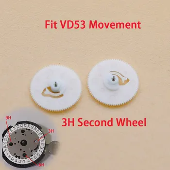Watch Movement tartozékok 3H második kerékcsere pótalkatrészek illeszkednek VD53 VD57 óra mozgásjavító eszköz alkatrészek utángyártott