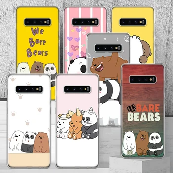 We-Bear-Bears telefontok héj Samsung Galaxy S23 S22 Ultra S21 Plus S20 FE S10 Lite S10E S9 S8 + S7 Edge Cover Capa készülékhez