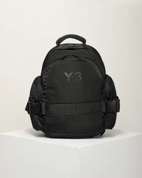 y3 Yohji Yamamoto új hátizsák Ok-okozati Ben és női divattáskák Kiváló minőségű szabadtéri sportok Nagy kapacitású Y3 utazótáska