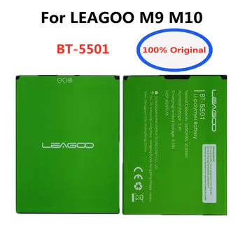Új 100% eredeti telefon akkumulátor BT-5501 LEAGOO M9 M 9 M10 M 10 BT5501 2850mAh kiváló minőségű csere akkumulátor akkumulátorok