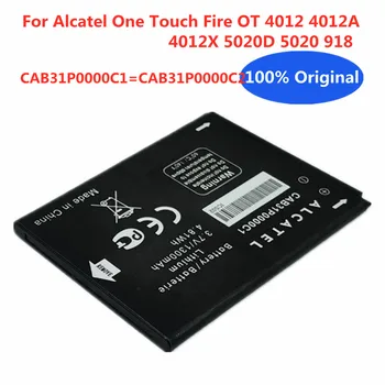 Új CAB31P0000C1 1300mAh telefon akkumulátor Alcatel One Touch Fire OT 4012 4012A 4012X 5020D 5020 918 CAB31P0000C1 CAB31P0000C2