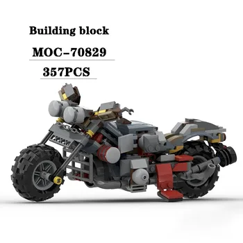 Új MOC-70829 szuper klassz motorkerékpár izom motoros összekötő építőelem fiú versenyajándék modell születésnapi karácsonyi játék ajándék