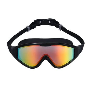 Úszószemüveg párásodásgátló polarizált UV-védelem Nincs szivárgás Széles látószögű medenceszemüveg felnőtt férfiaknak Nők Ifjúság Tini 15 év felett Tartós
